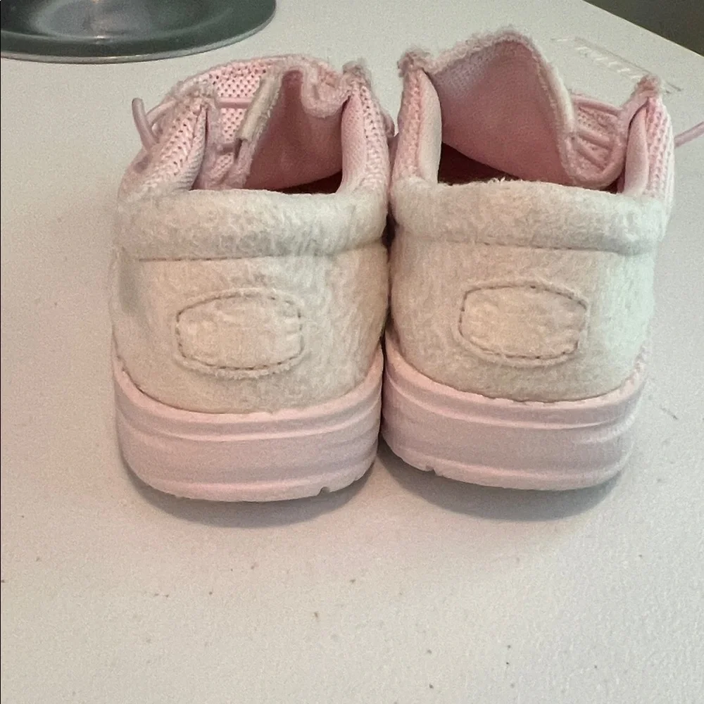 Hey Dude Kids Light Pink Moccasins